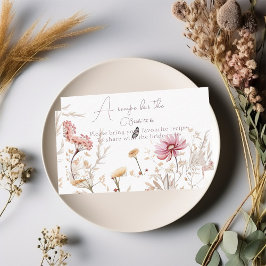 Liebe im blühenden Brautparty Begleitkarte