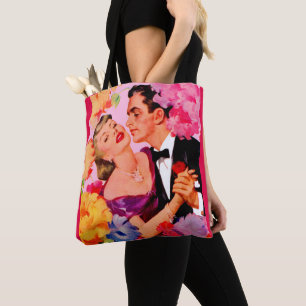 Liebe im Blütendruck Tasche