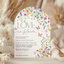 Liebe im Brautparty Bloom Butterfly Arch