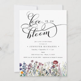 Liebe im Brautparty Bloom Einladung