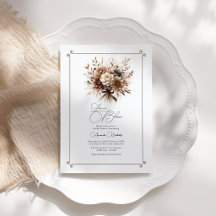 Liebe im Brautparty Bloom Mocha Mousse