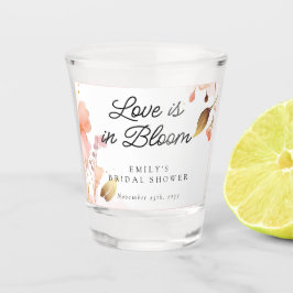 Liebe im Brautparty Bloom Schnapsglas