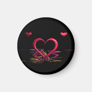 Liebe im Dunkelheitsmagnet Magnet