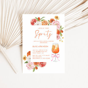 Liebe im ersten Spritz-Brautparty Einladung