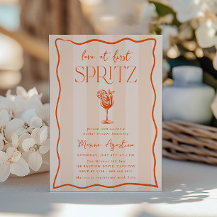 Liebe im ersten Spritz-Brautparty Einladung
