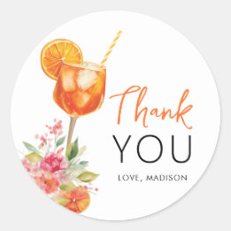 Liebe im ersten Spritz Brautparty Gefallen Sticker