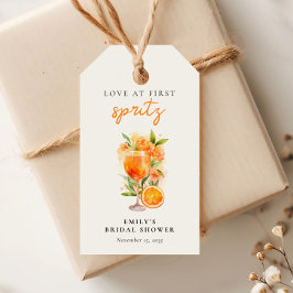 Liebe im ersten Spritz-Brautparty Geschenkanhänger