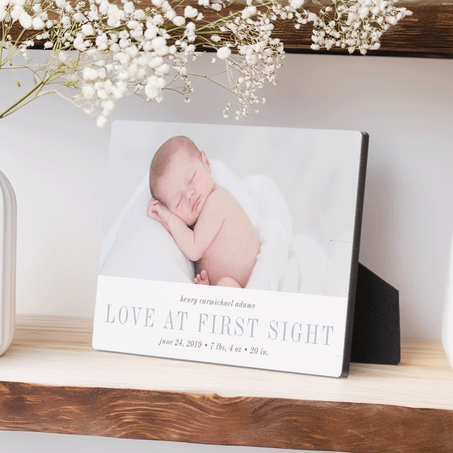 Liebe im First Sight Baby Foto Fotoplatte (Von Creator hochgeladen)