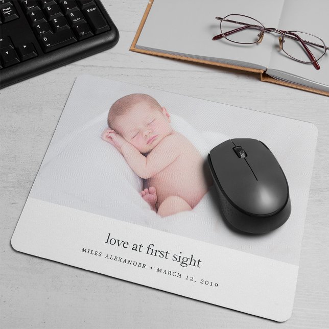 Liebe im First Sight Baby Foto Mousepad (Von Creator hochgeladen)