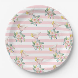 Liebe im First Sip Bright Cocktail Brautparty Pappteller