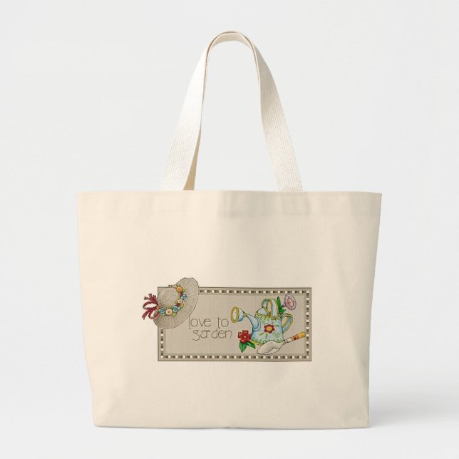 Liebe, im Garten zu arbeiten Tasche (Vorne)