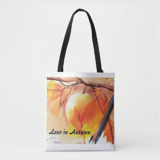 Liebe im Herbst Tasche