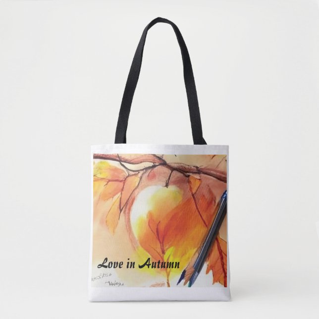 Liebe im Herbst Tasche (Vorderseite)
