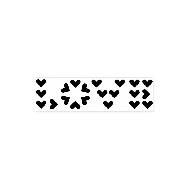 LIEBE im Herzen Permastempel (Design)