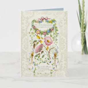 Liebe im Herzen Vintag Valentin Feiertagskarte