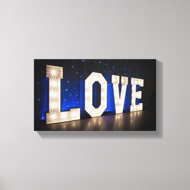 Liebe im Licht Leinwanddruck (Vorderseite)