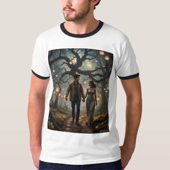 Liebe im Mondlicht-T - Shirt (Vorderseite)