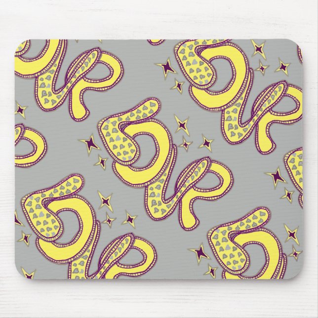 Liebe im Stil der 60er Jahre Mousepad (Vorne)