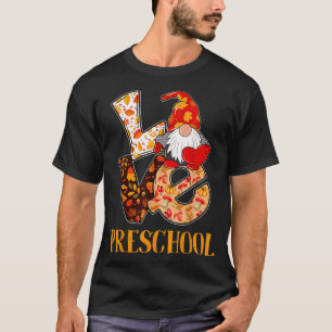 Liebe im Vorschulalter Herbst für Lehrer und Lehre T-Shirt