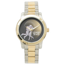Liebe im Weltraum Armbanduhr