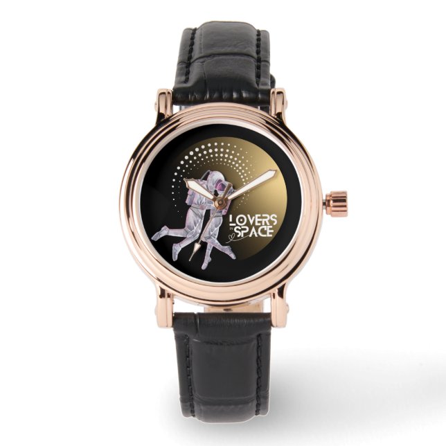 Liebe im Weltraum Armbanduhr (Vorderseite)