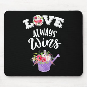 Liebe immer gewinnen Mousepad