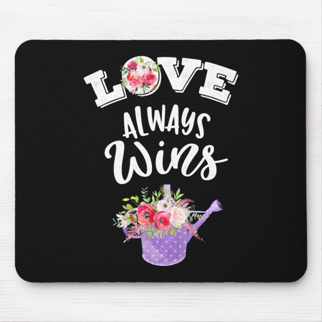  | Liebe immer gewinnen Mousepad (Vorne)