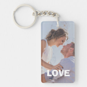 Liebe immer u. für immer personalisierter schlüsselanhänger