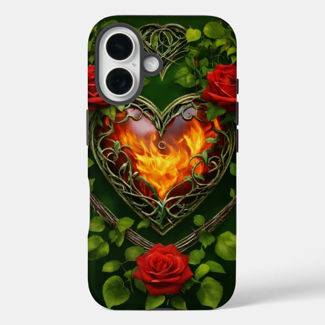 Liebe immer Valentinstag iPhone Fall iPhone 16 Hülle (Rückseite)