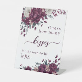 Liebe in Bloom-Blume Burgundy Cream Rate wie Wie Sockelschild