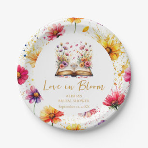 Liebe in Bloom Brautparty Napkins Pappteller