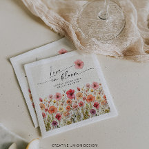 Liebe in Bloom Brautparty Napkins