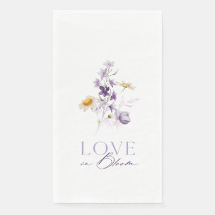 Liebe in Bloom Floral Hochzeitshandtuch Serviette