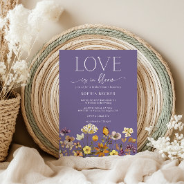Liebe in Bloom Lavender Bridal Dusche Einladung