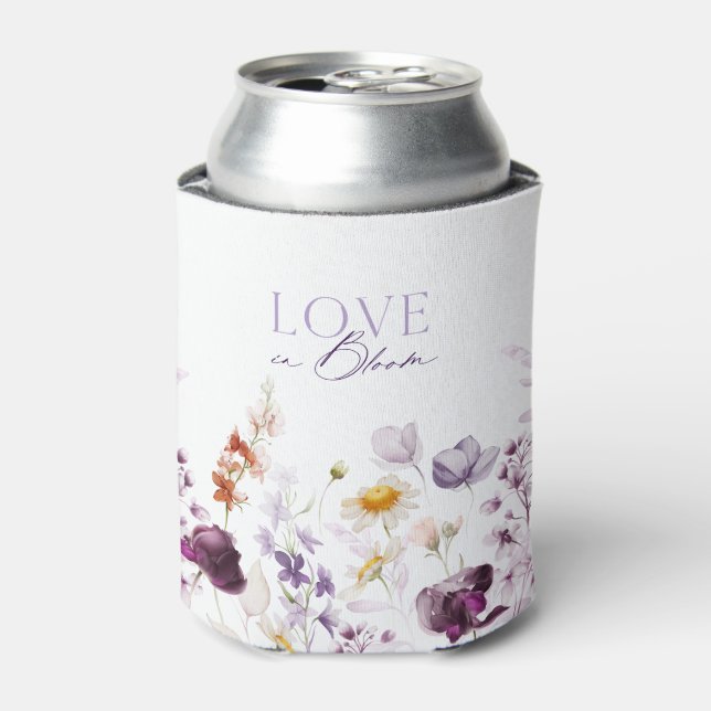 Liebe in Blümflora kann kühlen Dosenkühler (Kanne Vorderseite)