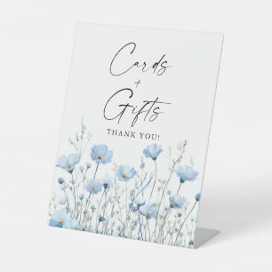 Liebe in Blüte Blaue Brautparty Karten Geschenke S Sockelschild