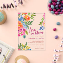Liebe in Blüte Fett Blumenfarben Farbiges Brautpar