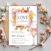 Liebe in Blüte Sommer Rosa Blumen Brautparty
