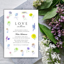 Liebe in Blüte Zarte Blumen Brautparty