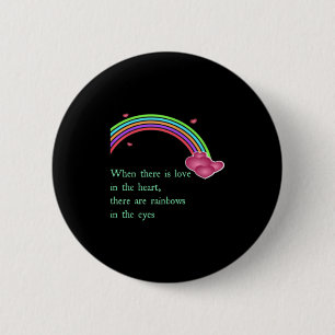 Liebe in den Herzrasen im Retro-Diagramm Button