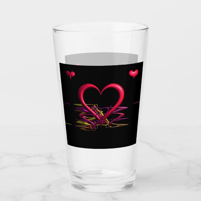 Liebe in der Dunkelheit Glas (Vorderseite)