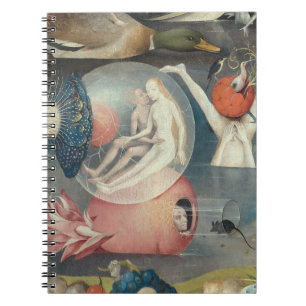 Liebe in der Hölle von Hieronymus Bosch Notizblock