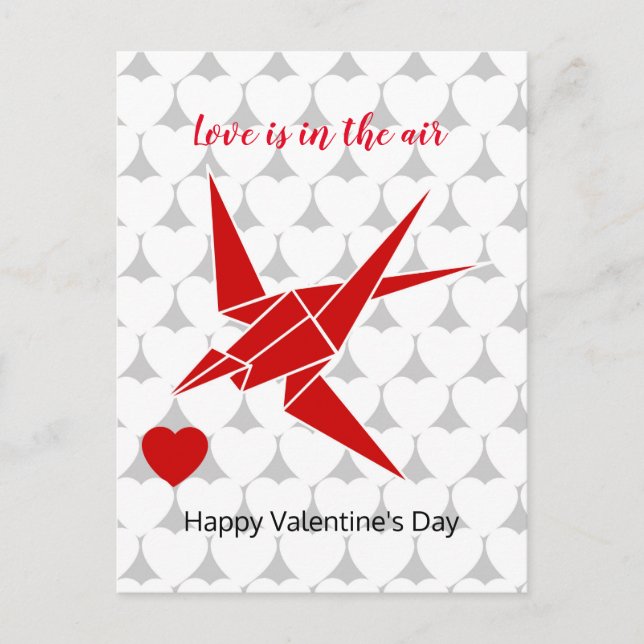 Liebe in der Luft Postkarte (Vorderseite)