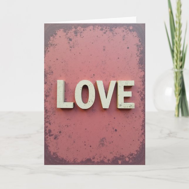 Liebe in einer steinzeitlichen Karte (Vorderseite)