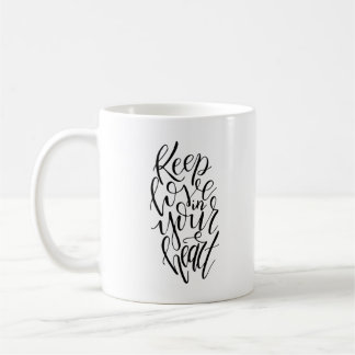 Liebe in Ihrer Tasse behalten