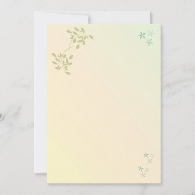 Liebe in Laurels Stationery (Vorderseite)