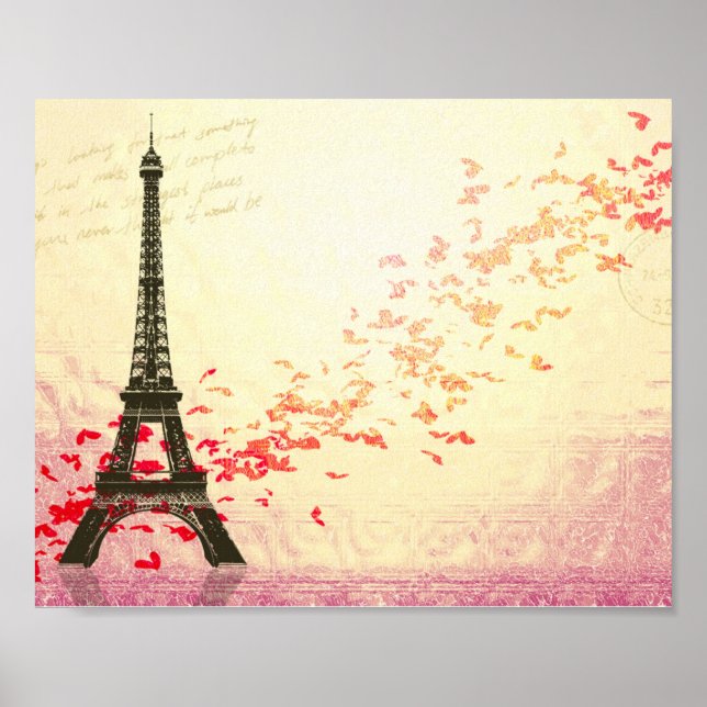 Liebe in Paris im Frühling Poster (Vorne)