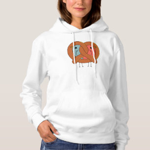 Liebe in Pretzel Hoodie