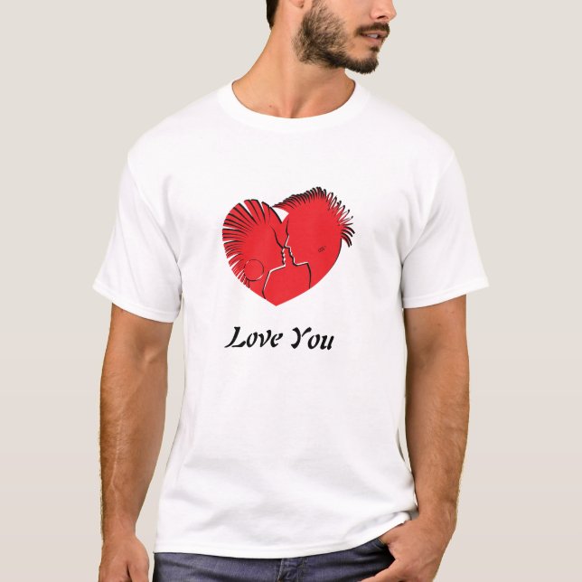 LIEBE IN PROFIL T-Shirt (Vorderseite)