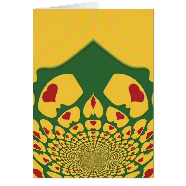 Liebe in Rasta Colors: Reggae Hearts (Vorne)